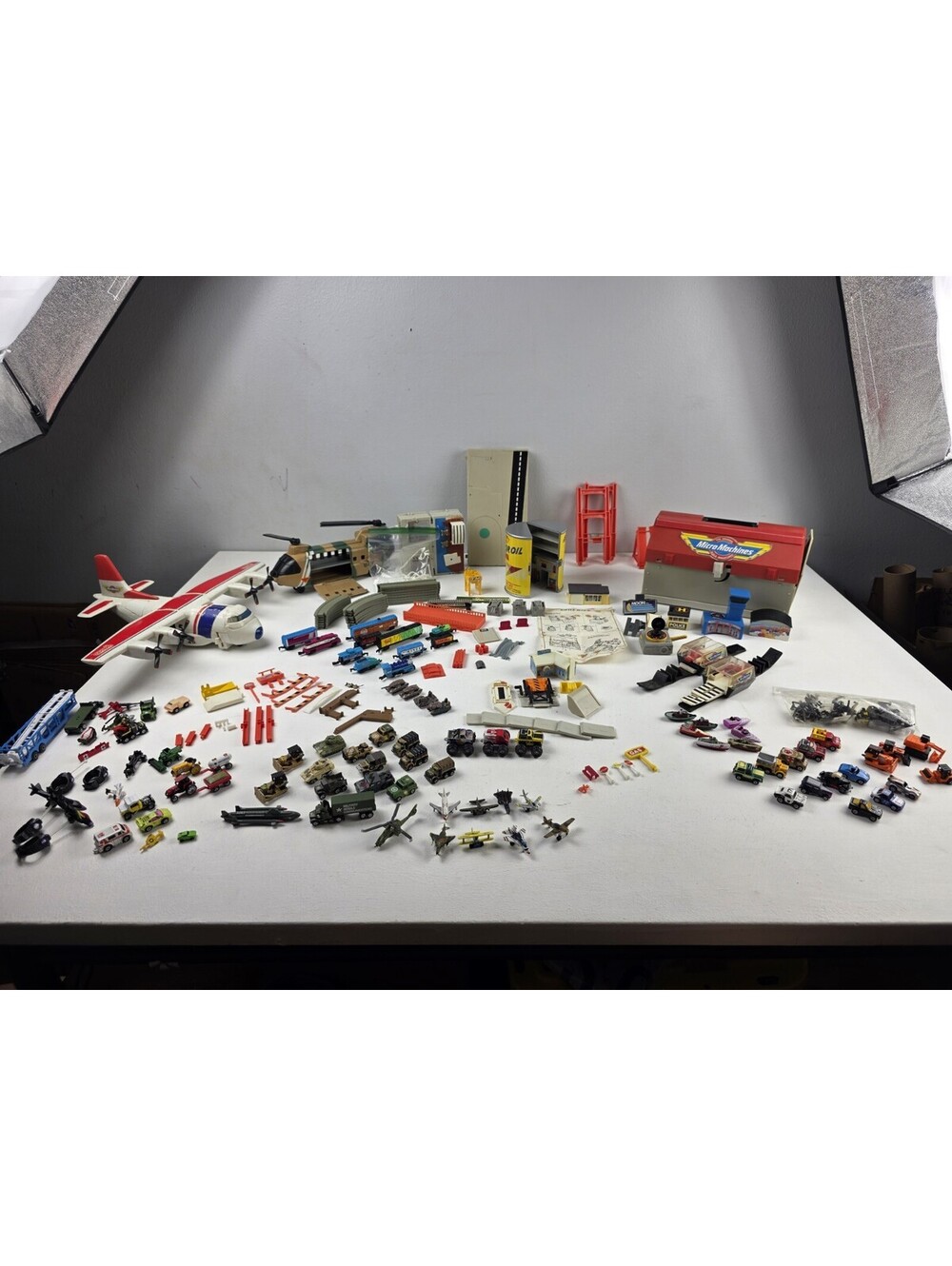 Galoob Lot '80s Micro Machines Cars Boats Planes Farm Train Accessories RARES SP